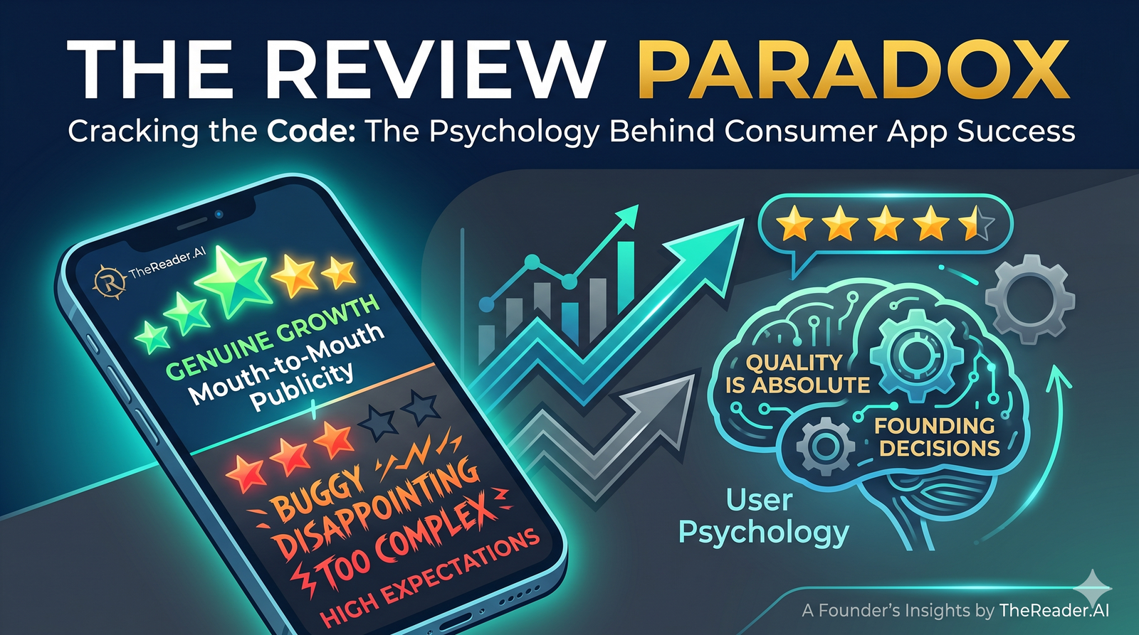 The Review Paradox: Why the best apps often face the harshest critics—and how we’re building TheReader.AI through genuine growth, not just noise.